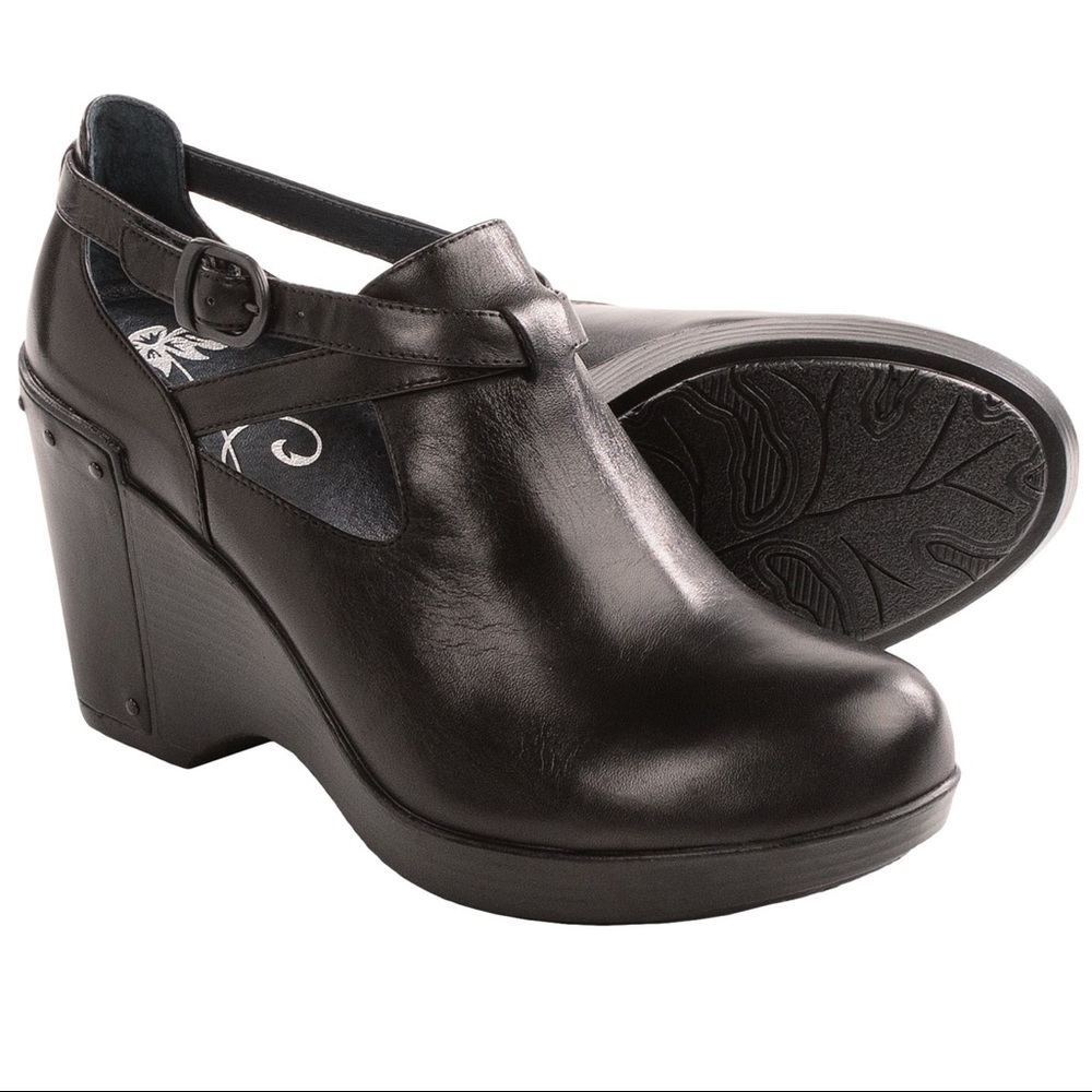 Women’s Dansko Franka Wedge Ankle Boots Black 39